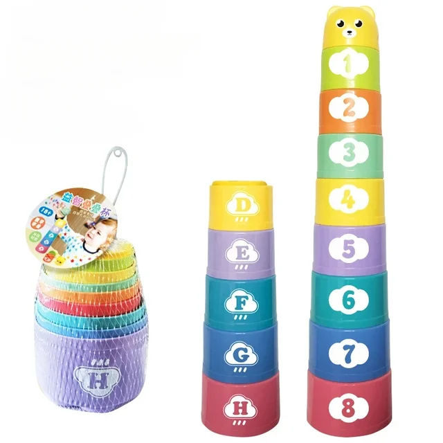Party Games At Home - Kinder-Gehirnreaktions-Klappbecher-Spiel: Handgeschwindigkeits-Wettbewerb, Stapelspiel für Kinder, Frühpädagogisches