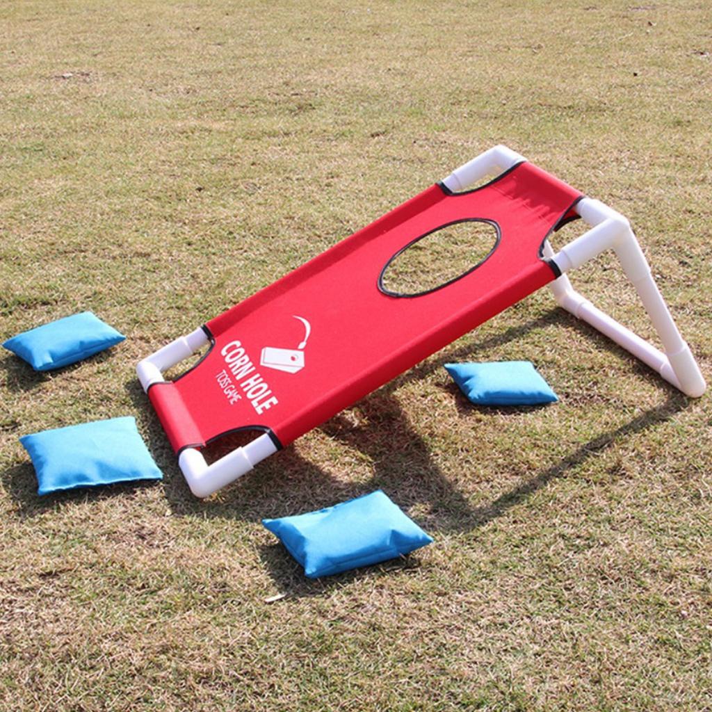 Cornhole Board Set - Cornhole-Spielset, faltbares Bean-Bag-Wurfspiel, klassisches Outdoor-Rasenspiel für