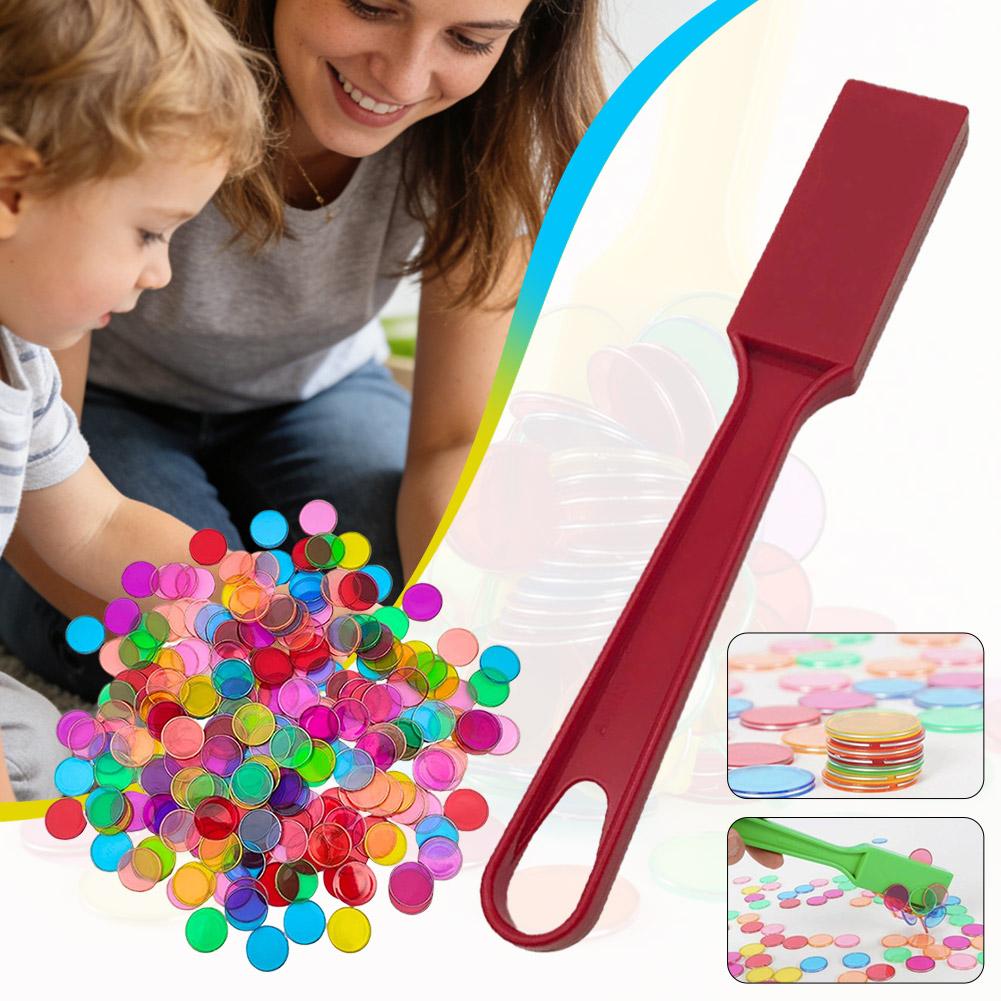 Party Games Bingo - Montessori Magnetische Chips für Bingo-Stab Partyspiel