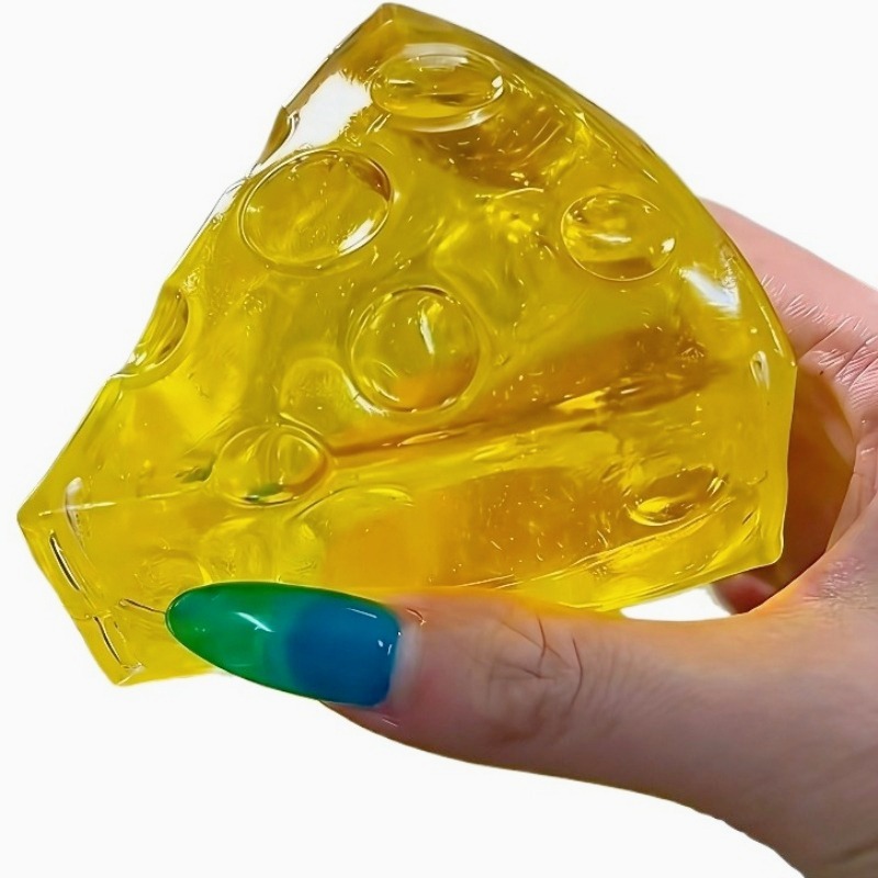 Party Games Adults Funny - Squishy Honigkäse-Quadrat Fidget-Spielzeug Super Weiches Mochi-Käse-Quetschspielzeug