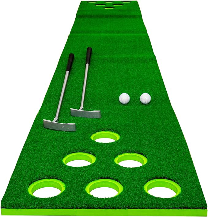 Party Games Golf - Golfmatten-Spielset: Kurzspiel-Trainer für Büropartys und Gärten