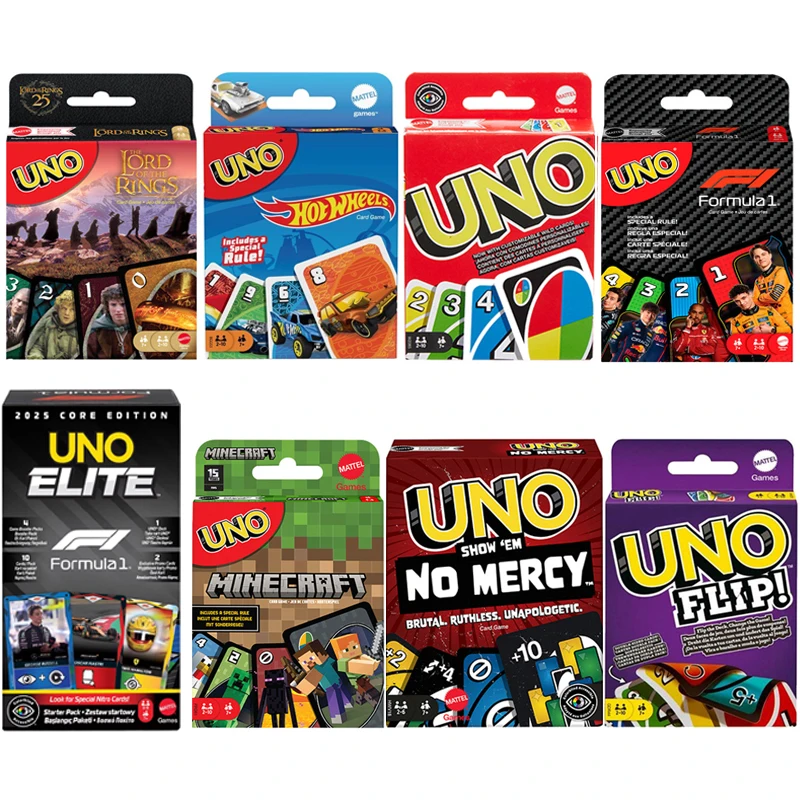 Party Games Mario - UNO Flip-Kartenspiele, Super Mario, Minecraft, Herr