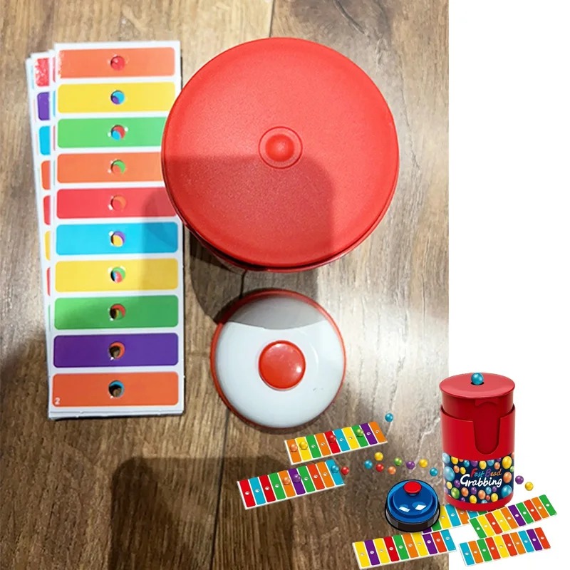 Party Games Bingo - BINGO Manuelle Glücksziehmaschine mit Bunten Bällen,