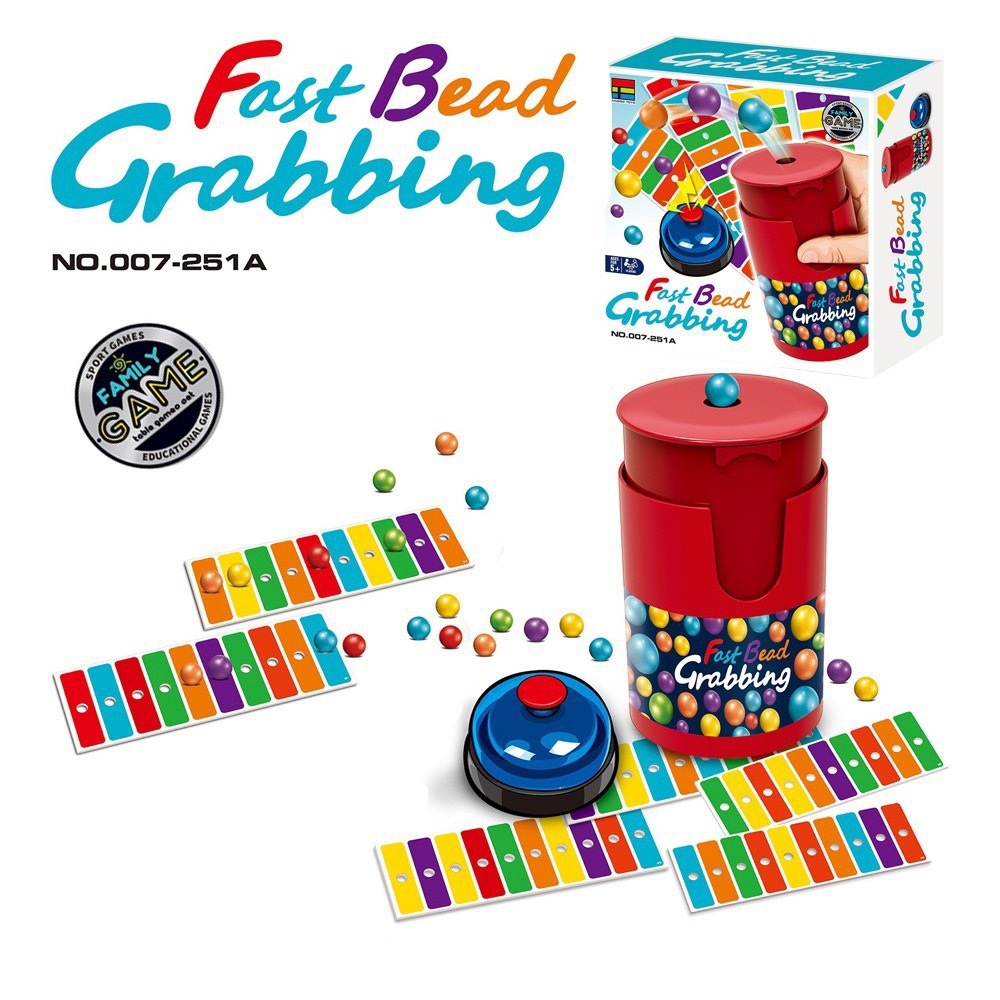 Party Games At Home - Fast Bead Grabbing Brettspiel für zwei
