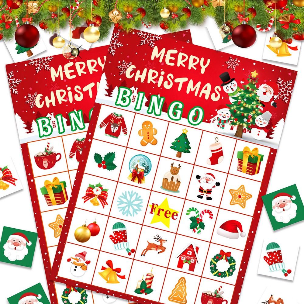 Party Games Bingo - Neue Frohe Weihnachten Weihnachten Bingo Karten