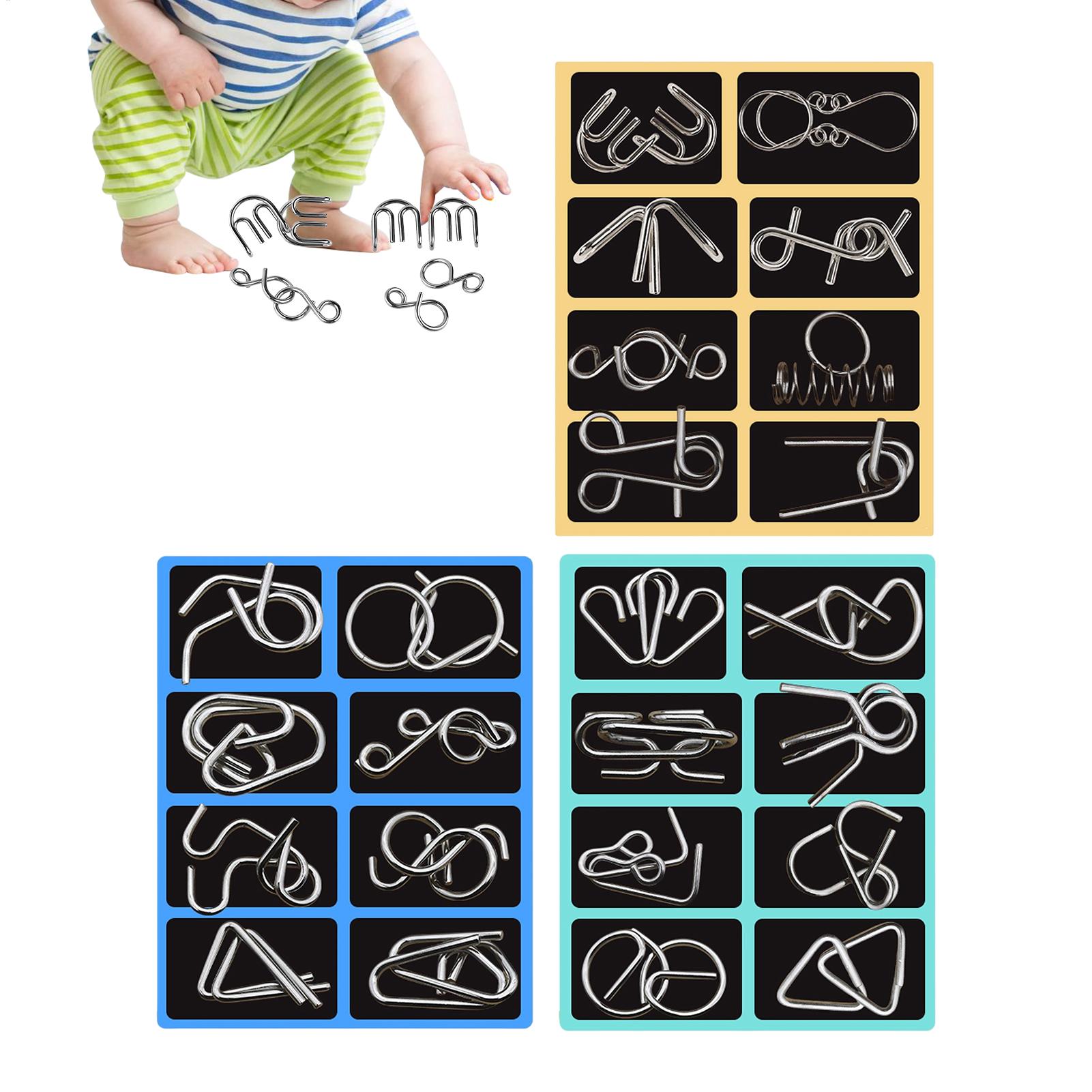 Party Games Youth - Metal Brain Teasers Metal Mind Puzzle
