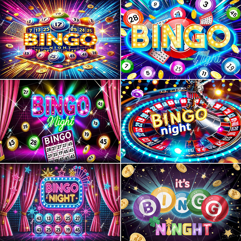 Party Games Bingo - 1 Stück Bingo-Nacht Partyzubehör Lotterie-Gewinnball Spielzeit-Karten