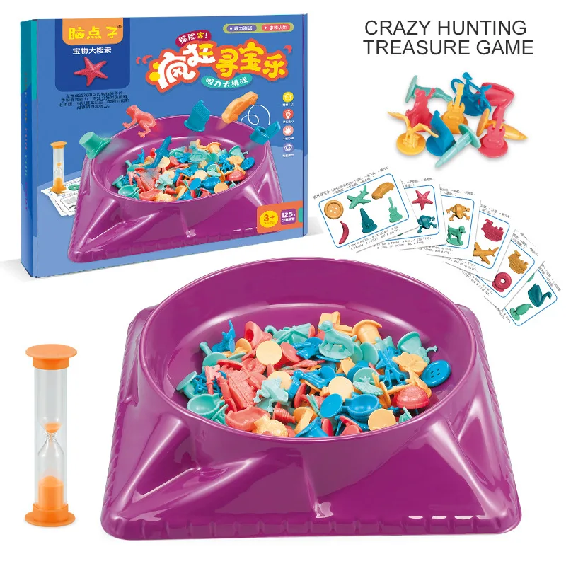 Party Games At Home - Kinder Verrückte Schatzsuche Karte Brettspiel Kinder