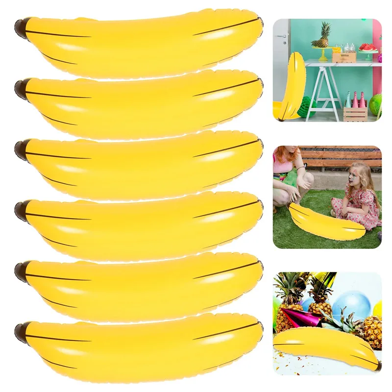 Games Garden Party - 180 cm Riesiges Aufblasbares Spielzeug Bananenballon