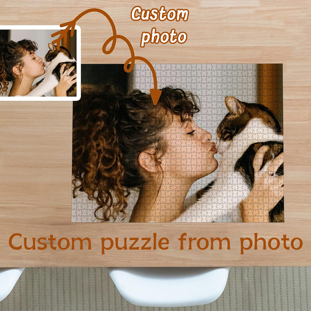 Party Games For Christmas - Personalisiertes Bild-Holzpuzzle 35/300/500/1000 Teile Individuelles Foto