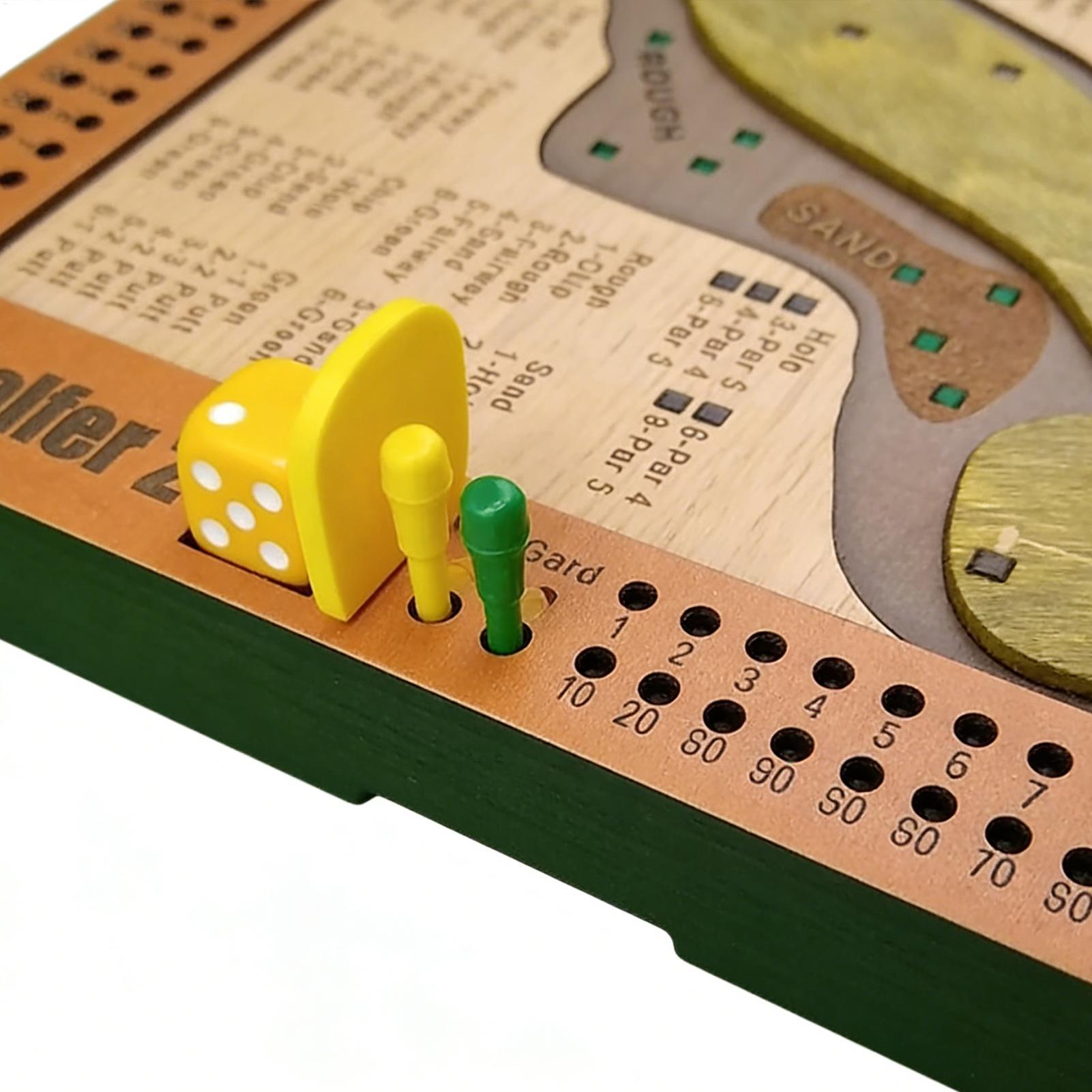 Golf-Würfelspiel aus Holz, her – Party Games Golf Bewertung und Preis