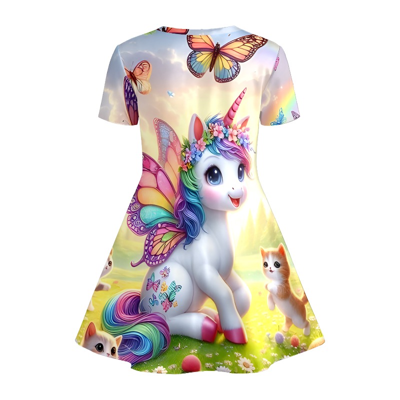 Mädchen-T-Shirt-Kleid mit Rege – Games Garden Party Bewertung und Preis