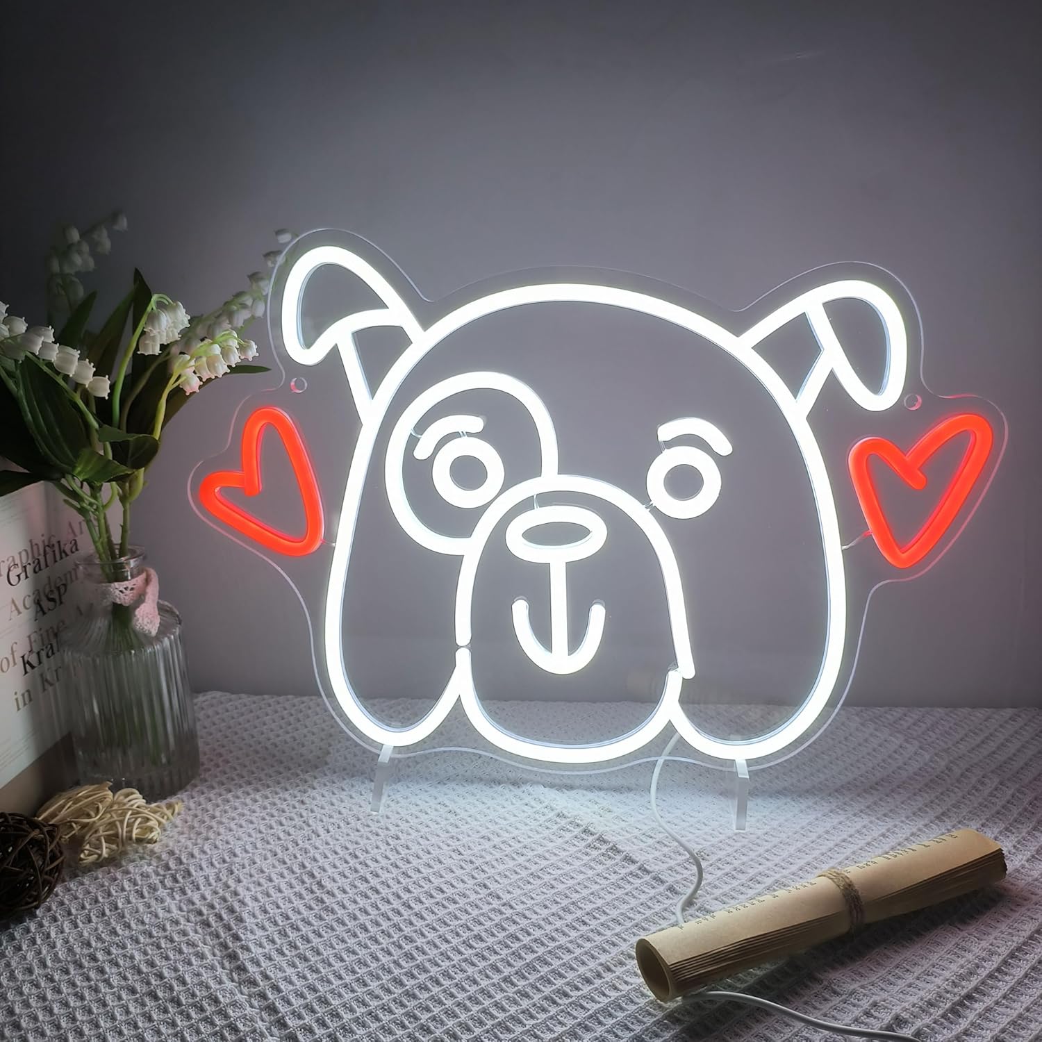 Liebes-Hund Neon-Schild LED-Ne – Party Games Shop Bewertung und Preis