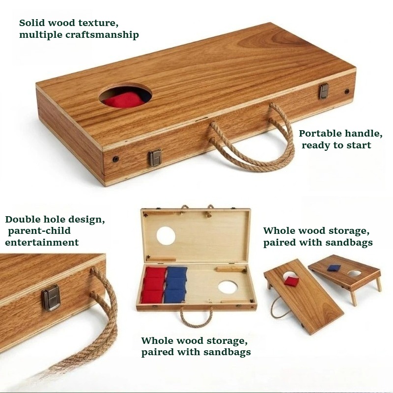 Premium Holz-Cornhole-Set, fal – Cornhole Board Set Bewertung und Preis