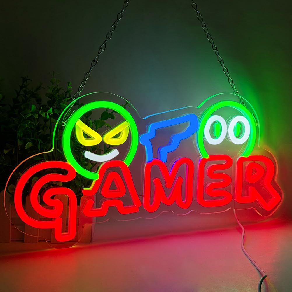 Gamer Neon-Schild LED-Wandleuc – Party Games For Christmas Bewertung und Preis