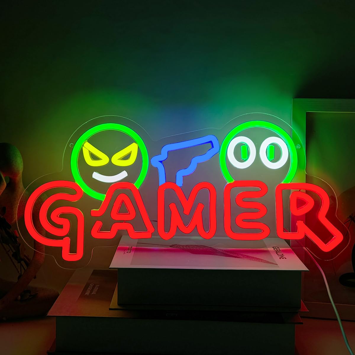 Gamer Neon-Schild LED-Wandleuc – Party Games For Christmas Bewertung und Preis