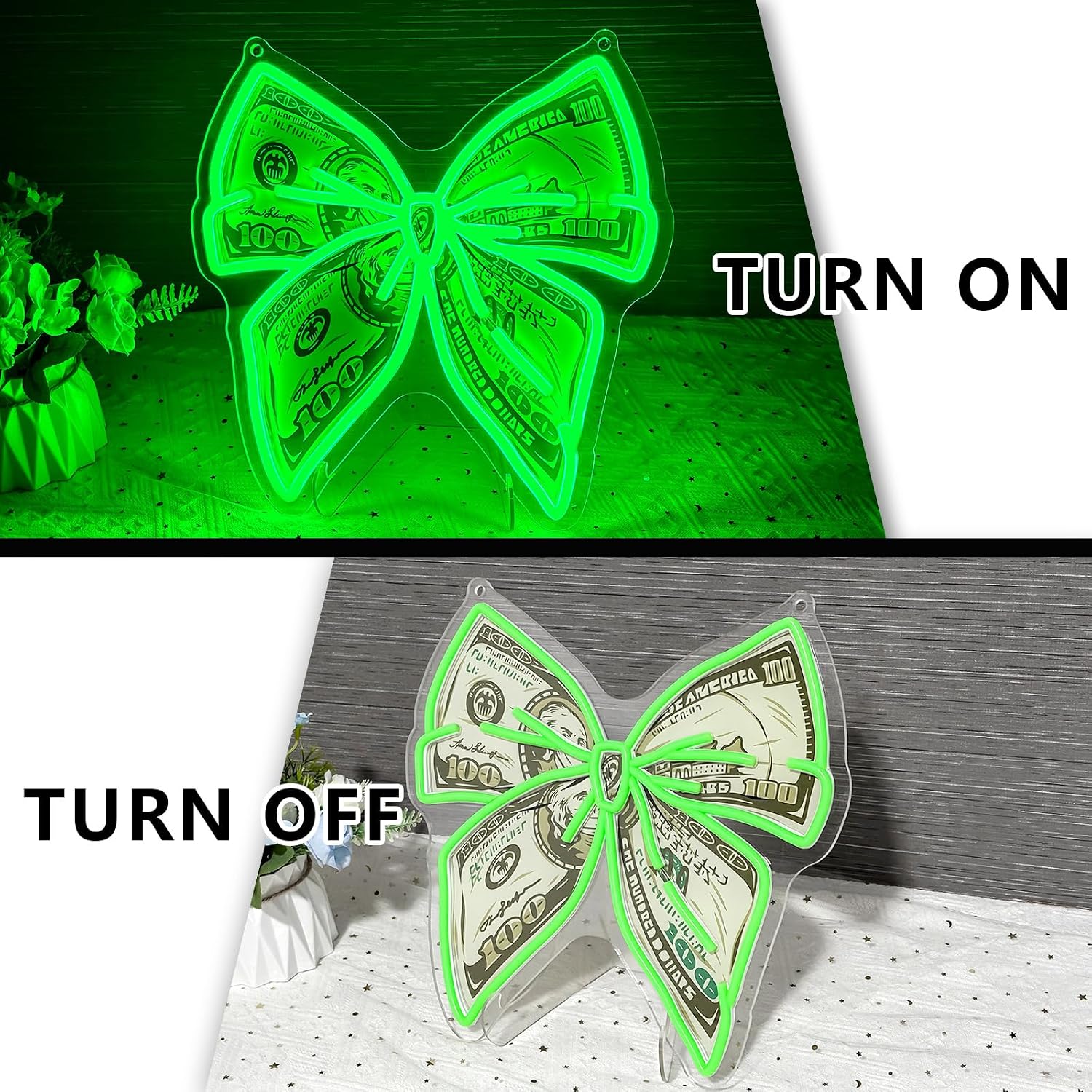 Neon-Geldschild USB-betriebene – Party Games Shop Bewertung und Preis