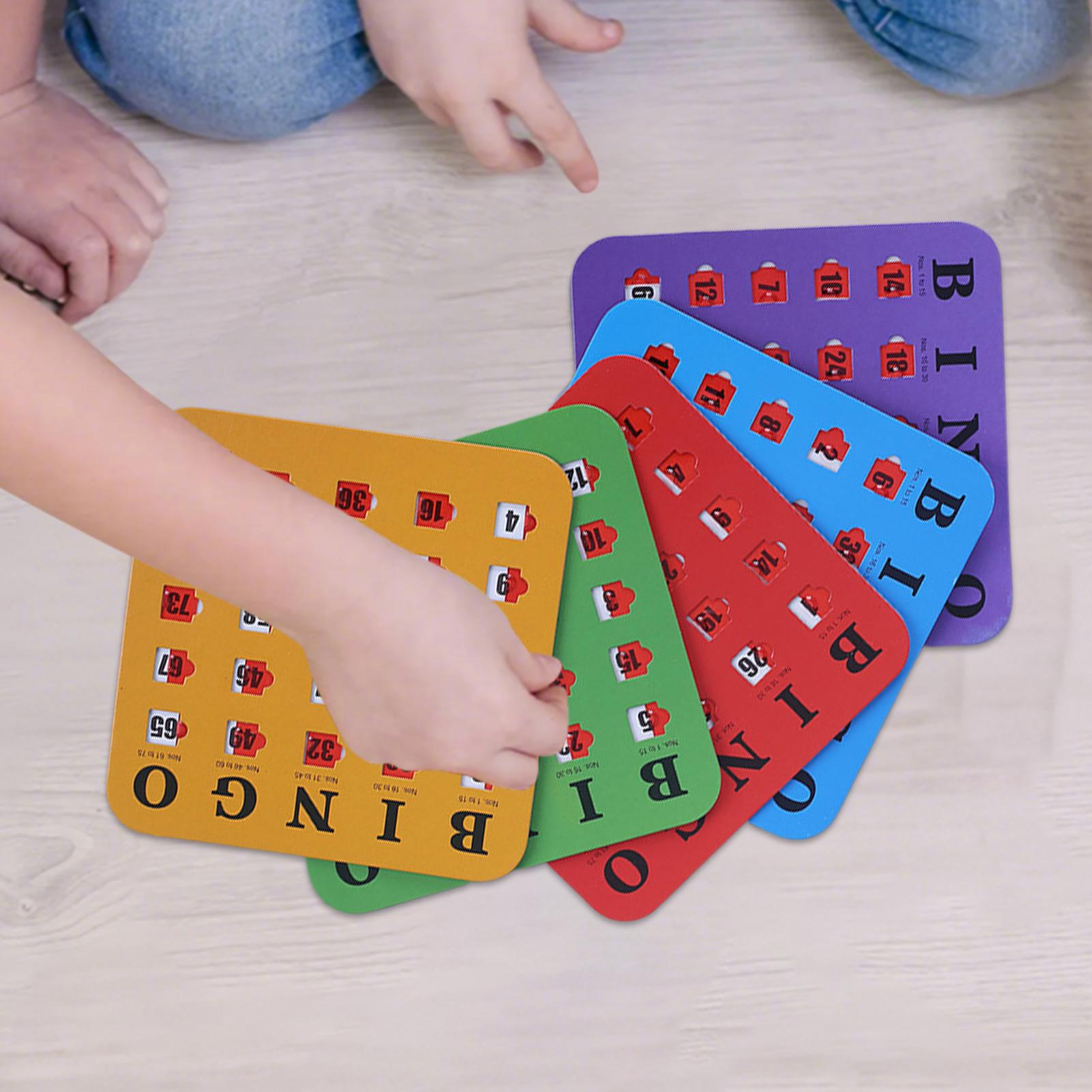 5 Stück Schiebe-Bingo-Spielkar – Party Games At Home Bewertung und Preis