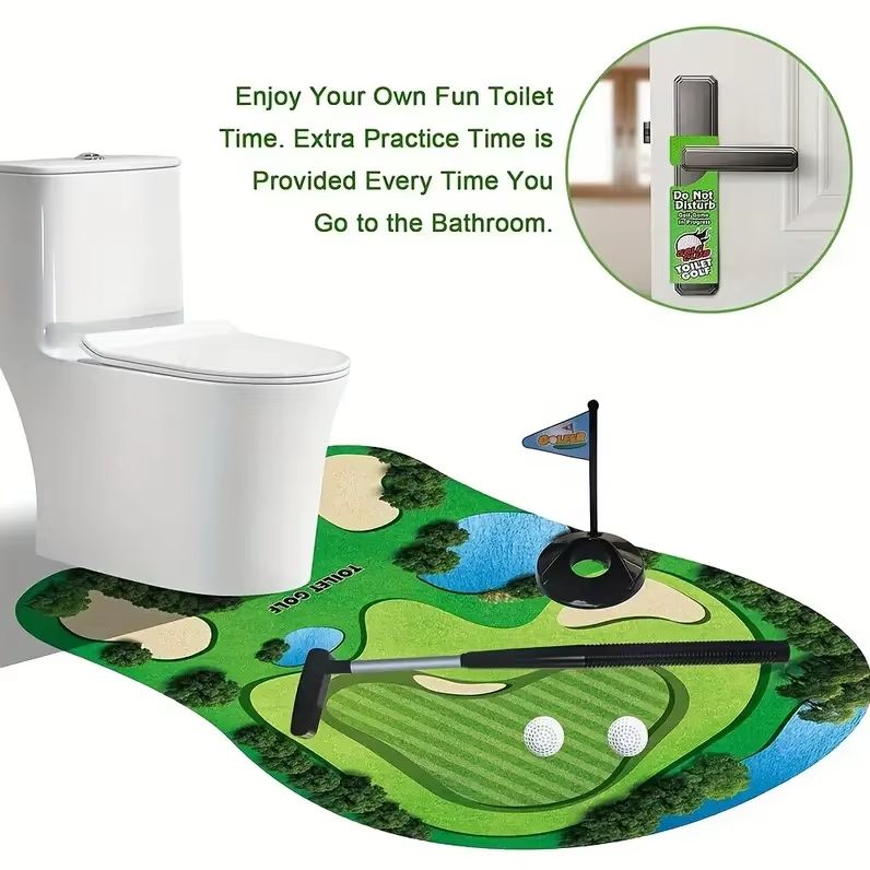 Mini-Toiletten-Golf-Spielset - – Party Games Golf Bewertung und Preis