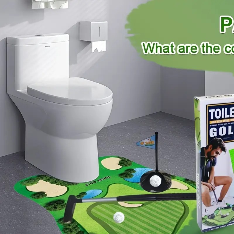 Mini-Toiletten-Golf-Spielset - – Party Games Golf Bewertung und Preis