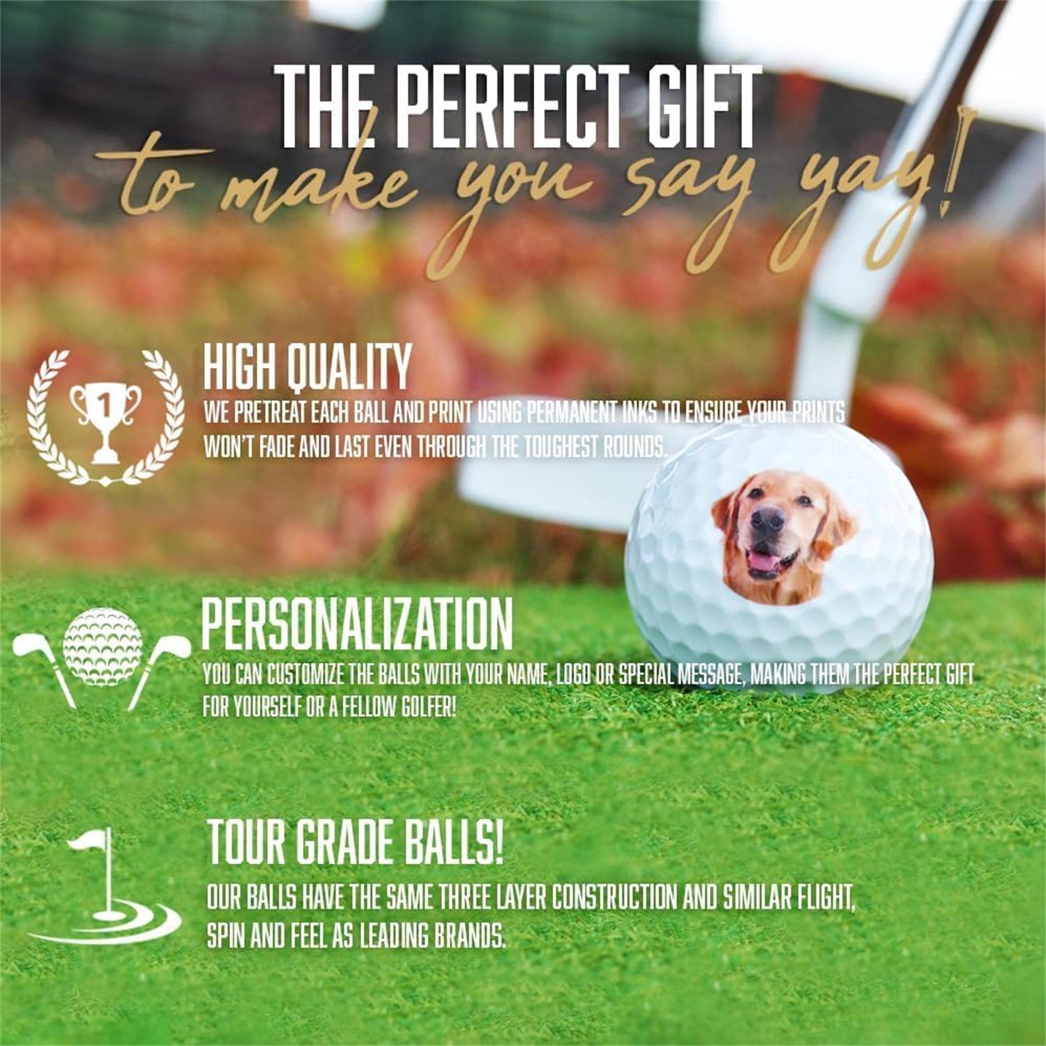 Personalisierte Golfbälle – Fü – Party Games Golf Bewertung und Preis