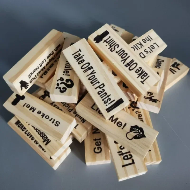 48PCS Block Turm Spiel Paar Ak – Party Games Couple Bewertung und Preis