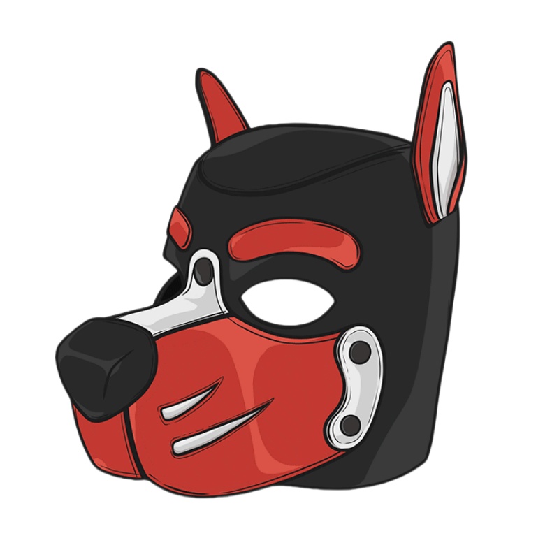 Erotische bunte Hundehaubenmas – Party Games Shop Bewertung und Preis