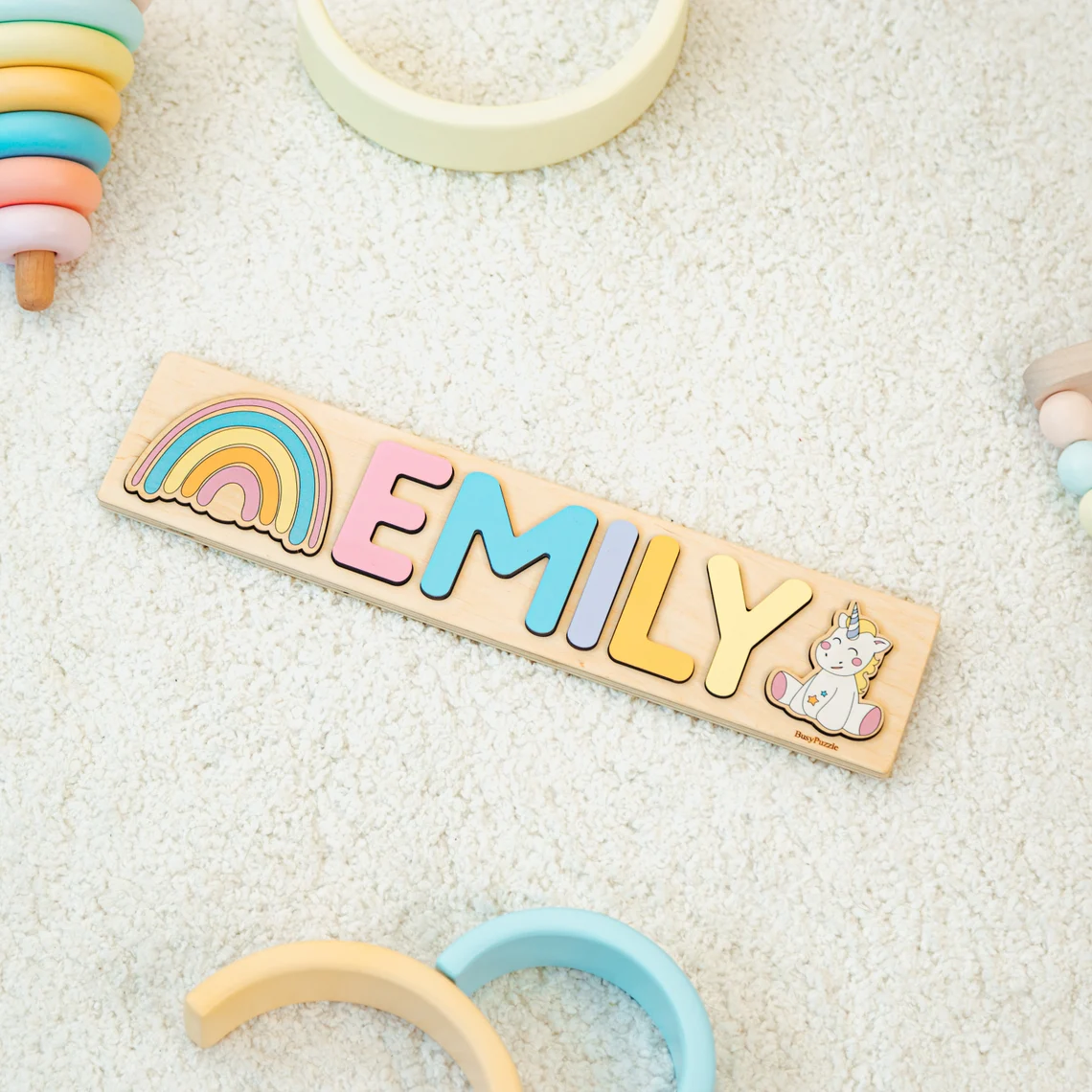 Personalisiertes Namenspuzzle  – Party Games Baby Shower Bewertung und Preis