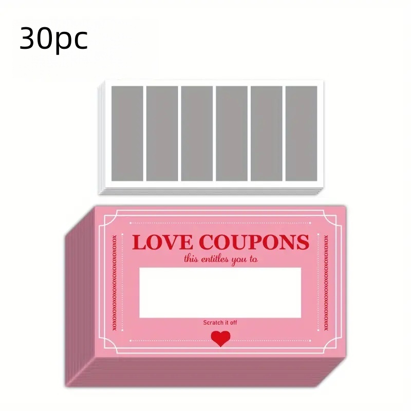 30 Stück rosa Glückskratzkarte – Party Games Couple Bewertung und Preis