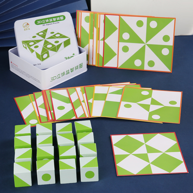 3D-Puzzles aus Holz, geometris – Party Games At Home Bewertung und Preis