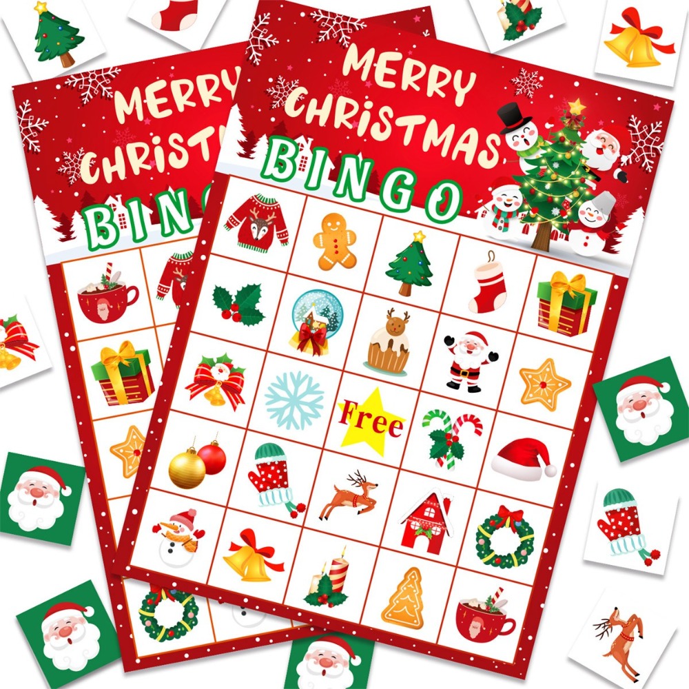 Neue Frohe Weihnachten Weihnac – Party Games Bingo Bewertung und Preis