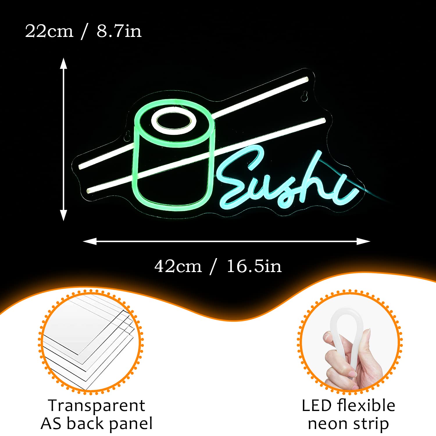 Sushi Neon Schild Bar Weinglas – Party Games Shop Bewertung und Preis