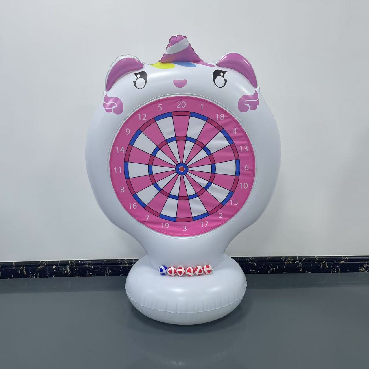 Aufblasbare Einhorn Werfen Spi – Games Garden Party Bewertung und Preis